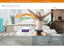 Tablet Screenshot of beddingstock.com